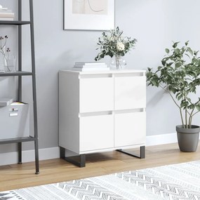 vidaXL Aparador 60x35x70 cm derivados de madeira branco