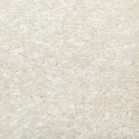 Tapete de pelo alto aspeto brilhante ISTAN 120x170cm cor creme