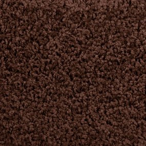 Tapetes de escada 15 pcs 65x21x4 cm castanho