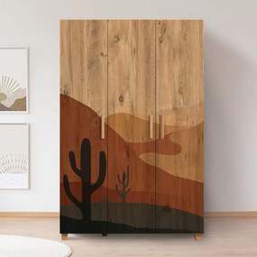 Roupeiro Leva Hedera – Atlantic Pine – 120 x 189 x 48 cm