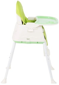 Cadeira refeição para bebé 3 em 1 Creamy Verde