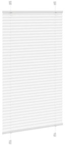 Branco Plissada Cega 75x150 cm Largura Tecido 74,4 cm Poliéster