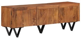 vidaXL Móvel de TV 140x30x46 cm madeira de mangueira maciça