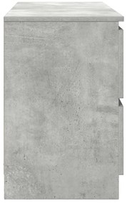 Móvel p/ TV 100x35x54 cm madeira processada cinzento cimento