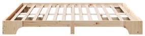 Cama 180x200 cm em Madeira de Pinho Sólido