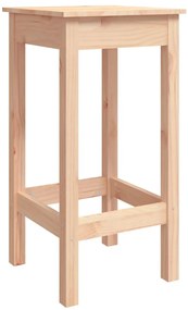 Cadeiras de bar 2 pcs 40x40x78 cm madeira de pinho maciça