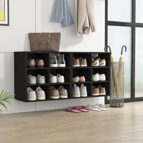 Sapateiras 2 pcs 52,5x30x50 cm preto