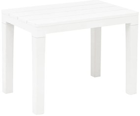 Mesa de jardim com 2 bancos plástico branco
