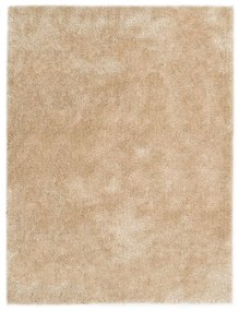 vidaXL Tapete de divisão shaggy 120x160 cm bege
