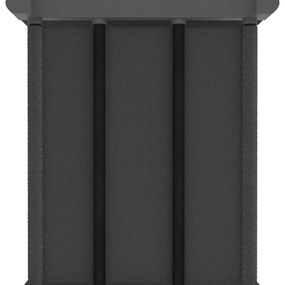 Unidade de prateleiras 4 cubos 69x30x72,5 cm tecido cinzento