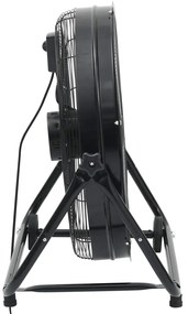 Ventoinha de tambor industrial 60 cm 172,5 W preto