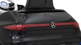 Carro elétrico para Crianças 12V Mercedes Benz AMG EQA Rodas de EVA, Assento de couro Preto