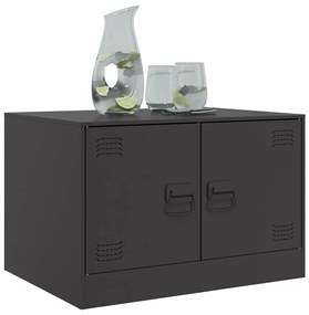 Mesa de centro 67x50x44 cm aço preto