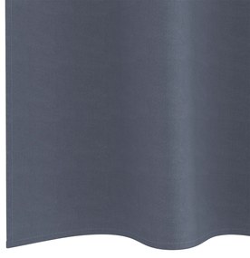 Cortinas opacas 2 pcs Cinzento-escuro 245 x 140 cm Poliéster