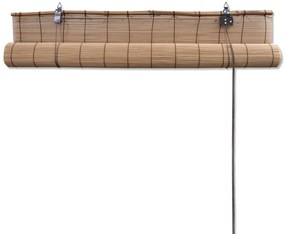 Estores de rolo bambu 2 pcs 120 x 220 cm