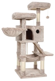 Arranhador para gatos FEANDREA PCT162M01 com capa macia - Marrom claro