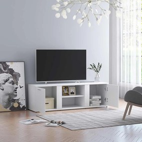 Móvel de TV 120x34x37 cm derivados de madeira branco