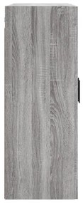 Armário de parede 69,5x34x90 cm deriv. madeira cinzento sonoma