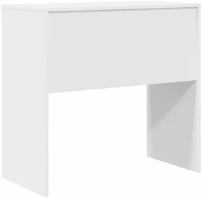 Secretária de Escrita Branca MDF 80 x 40 x 76 cm Simples
