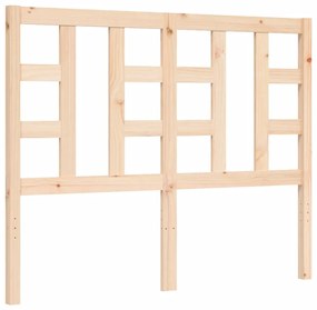Estrutura de cama com cabeceira 120x200 cmmadeira maciça