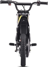 Mota elétrica infantil ROOKIE X 24V (14"), bateria de lítio, motor de 250 W, travão de disco Verde Amarelada