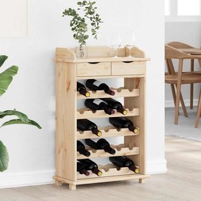 vidaXL Escorredor de Vinho Natural 58 x 28 x 90 cm