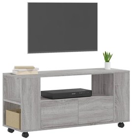 Móvel de TV 102x34,5x43 cm derivados de madeira cinzento sonoma