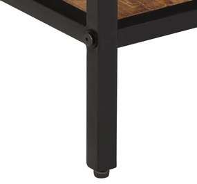 Mesa consola 100x35x70 cm madeira de mangueira áspera maciça