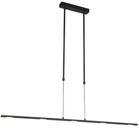 Candeeiro de suspensão moderno com LED preto - Bold