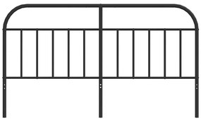 Cabeceira de cama 180 cm metal preto