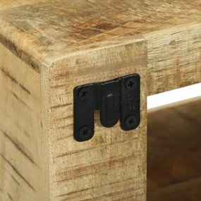 Gabinete de TV 80x30x25 cm Madeira Maciça Áspera