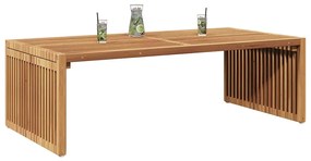 Mesa Lateral do Jardim 110x55x35,5 cm Madeira Maciça Teca