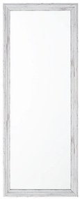 Espelho de parede branco 50 x 130 cm BENON Beliani