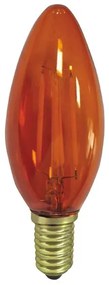 E14 Bulb C35 Candle Amber 4W