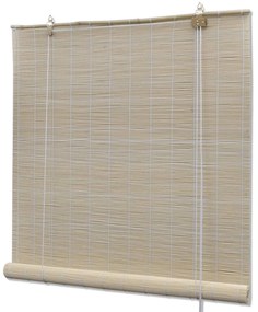 Estores de rolo em bambu natural 4 pcs 120x160 cm