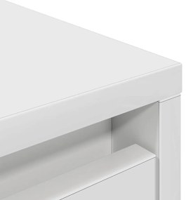 Aparador alto 29,5x34x119,5cm derivados de madeira branco