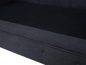 Sofá de 3 lugares em tecido cinzento grafite CHESTERFIELD  Beliani