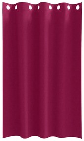 Cortinas 2 pcs Vinho Vermelho 175 x 140 cm Poliéster