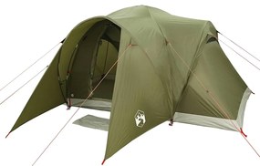 Tenda familiar em cúpula p/ 6pessoas impermeável verde azeitona