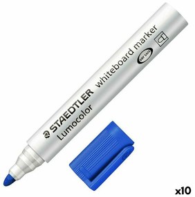 Marcadores Staedtler Ardósia Branca Azul (10 Unidades)