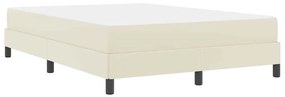 Cama Outros Creme 140 x 190 cm Couro sintético