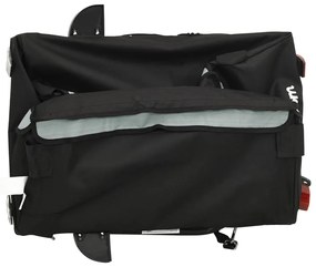 Reboque para bicicleta 30 kg ferro preto e cinza