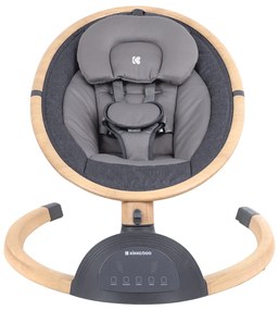 Cadeira baloiço para bebé eléctrico de lado a lado Ashlee Cinzento Escuro