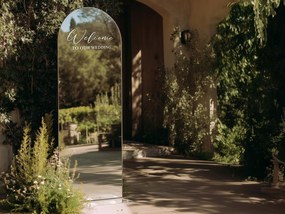 Autocolante para espelho S13 – Welcome to our wedding