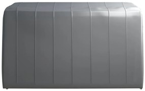 Tenda de armazenamento 370x370 cm aço cinzento