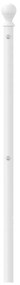 Cabeceira de cama 193 cm metal branco