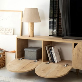 Suporte para TV Mesta – Carvalho – 180x50x35 cm