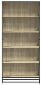 Estante 80,5x35x170,5 cm derivados de madeira carvalho sonoma