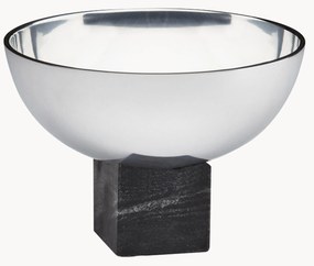 Taça decorativa com base em mármore Sapoto