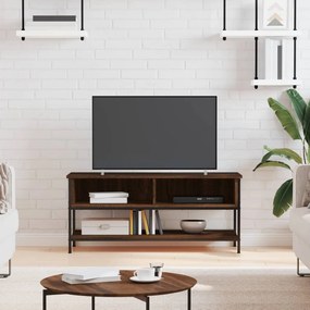 vidaXL Móvel de TV 100x35x45 cm derivados de madeira carvalho castanho